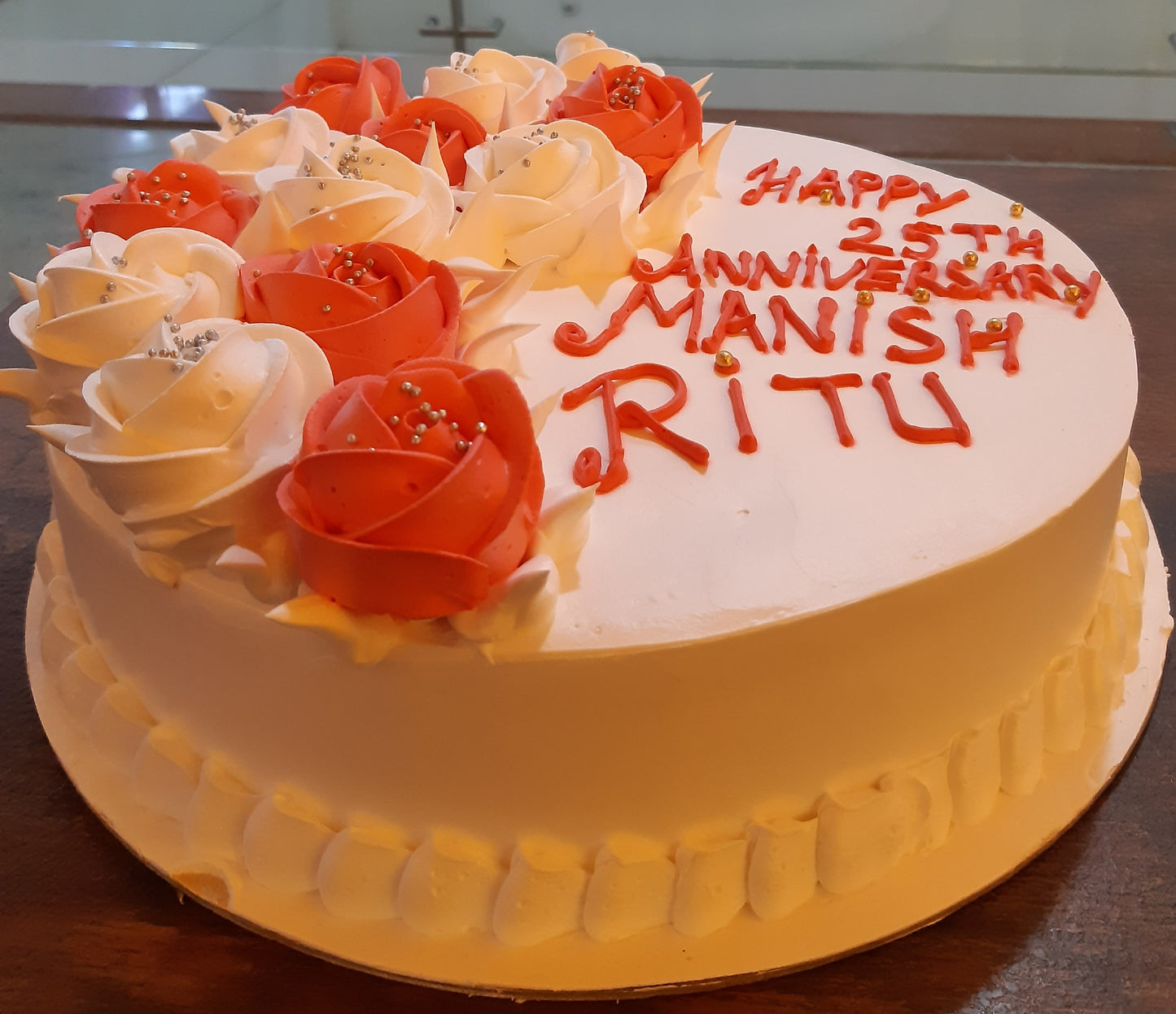 Rose Day Special Cake