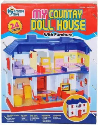 Doll House With Furniture