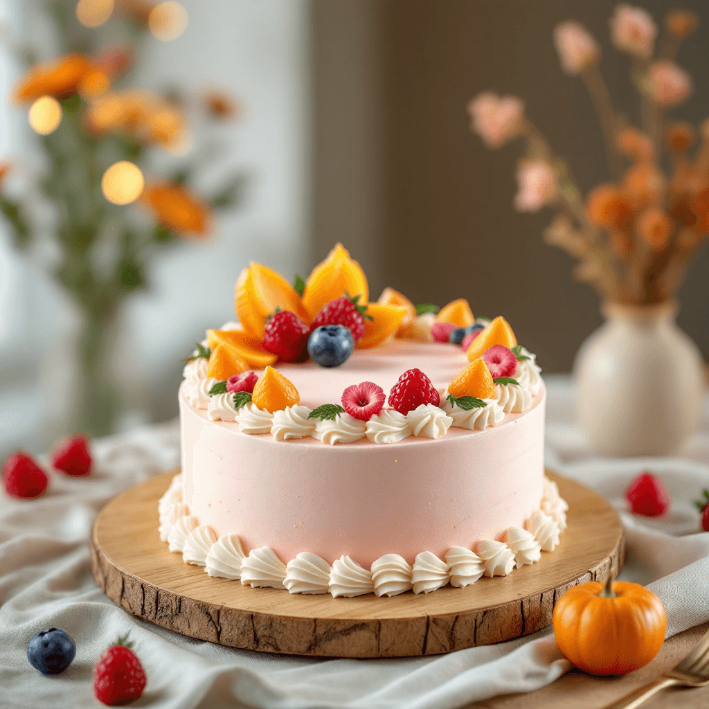 Create a south indian theme cake with authentic design
