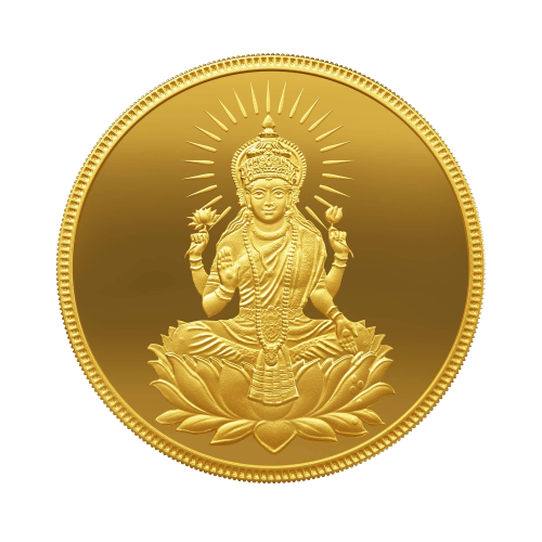 LAKSHMI 24K (999.9) 2 GM GOLD COIN