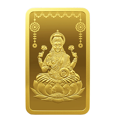 LAKSHMI 24K (999.9) 10 GM GOLD BAR