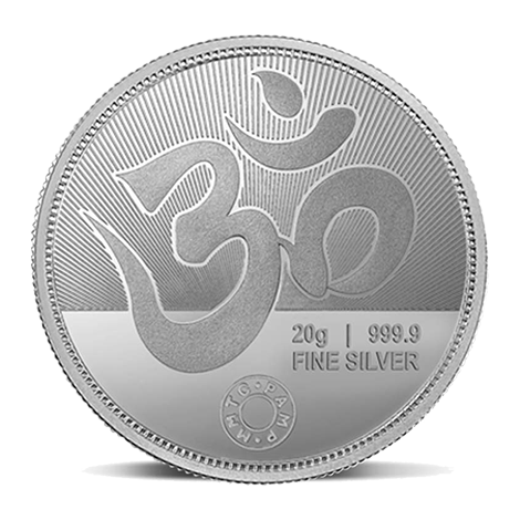 GANESH LAKSHMI JI 999.9 20 GM SILVER COIN