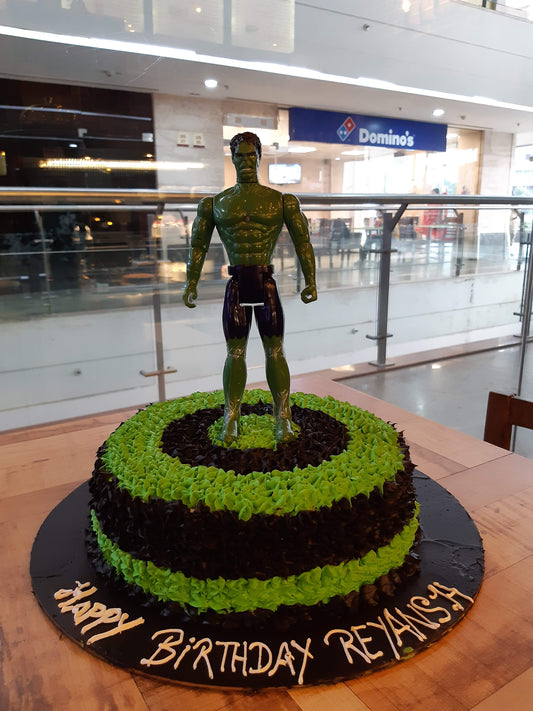 Hulk Theme Cake