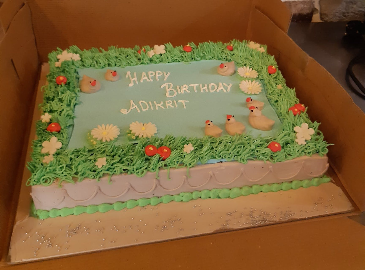 Farm Theme Cake