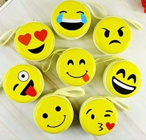 Smiley Tin Case - Set of 12 for Earphone Adapter Pouch