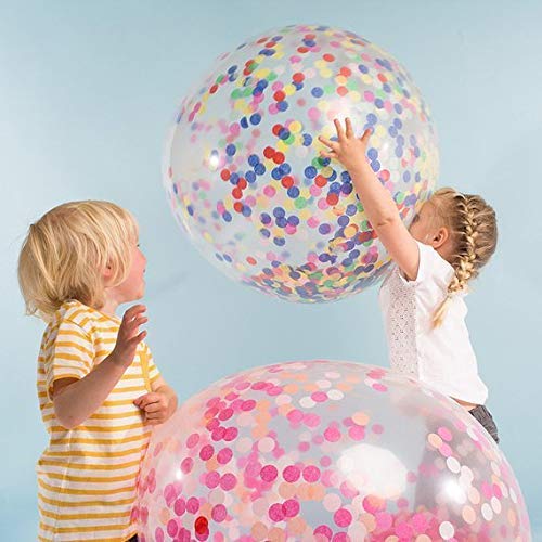 36 Inch Confetti Latex Balloon