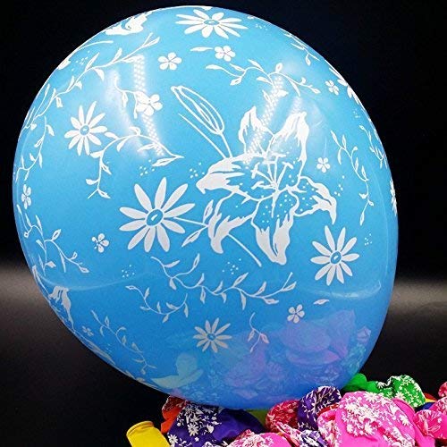 Assorted Printed Latex Toy Balloons (Pack of 50)