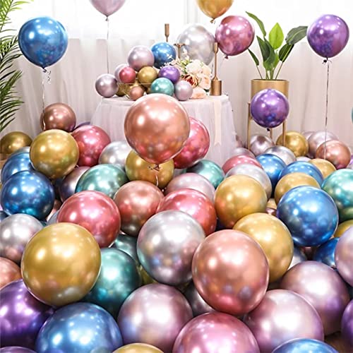 Metallic Chrome Balloons Pack of 50