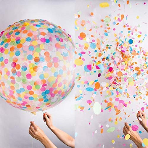 36 Inch Confetti Latex Balloon