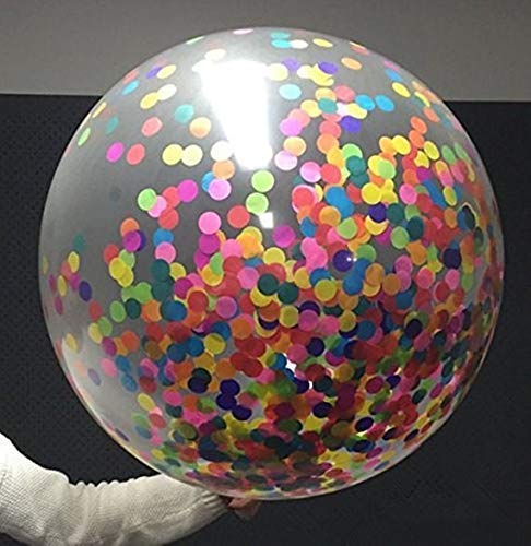 36 Inch Confetti Latex Balloon