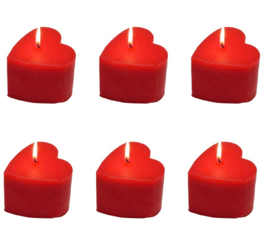 Different Shapes Candle for Home & Decoration, Birthday, Wedding (Heart Shape)