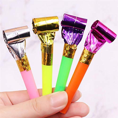 Blowouts Fun Whistles Trumpet Paper Plastic Horn