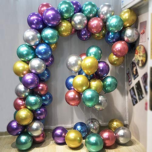 Metallic Chrome Balloons Pack of 50