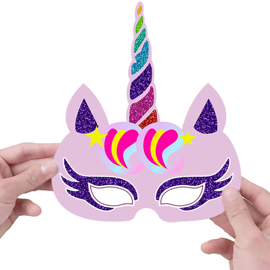 Multi Color Unicorn Mask for Kids