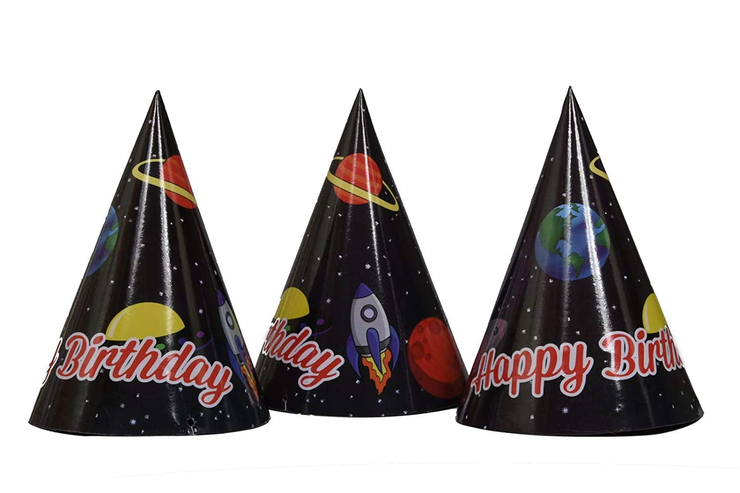 Space Theme Paper Cone Cap