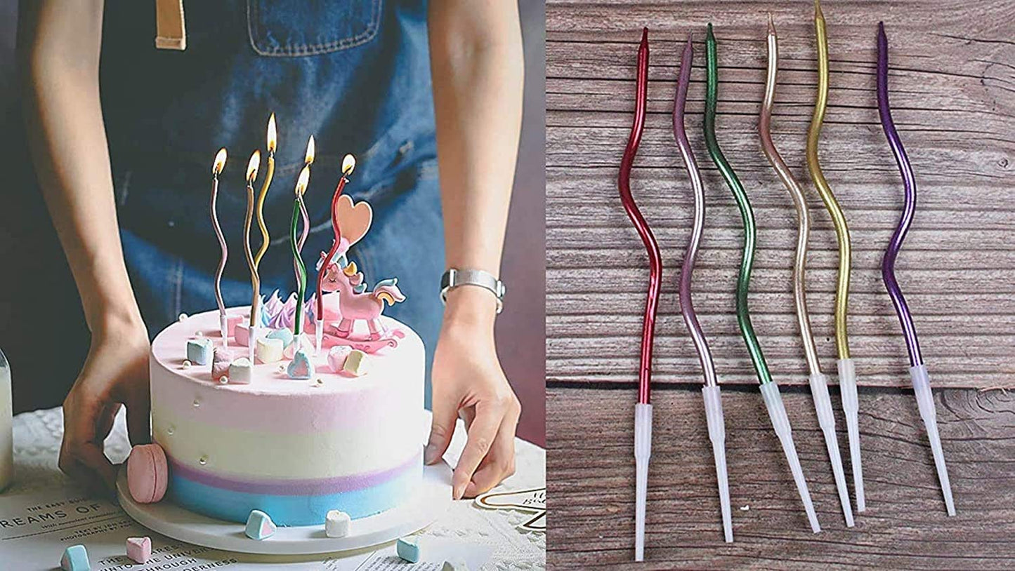 Colorful Cake Decoration Candle