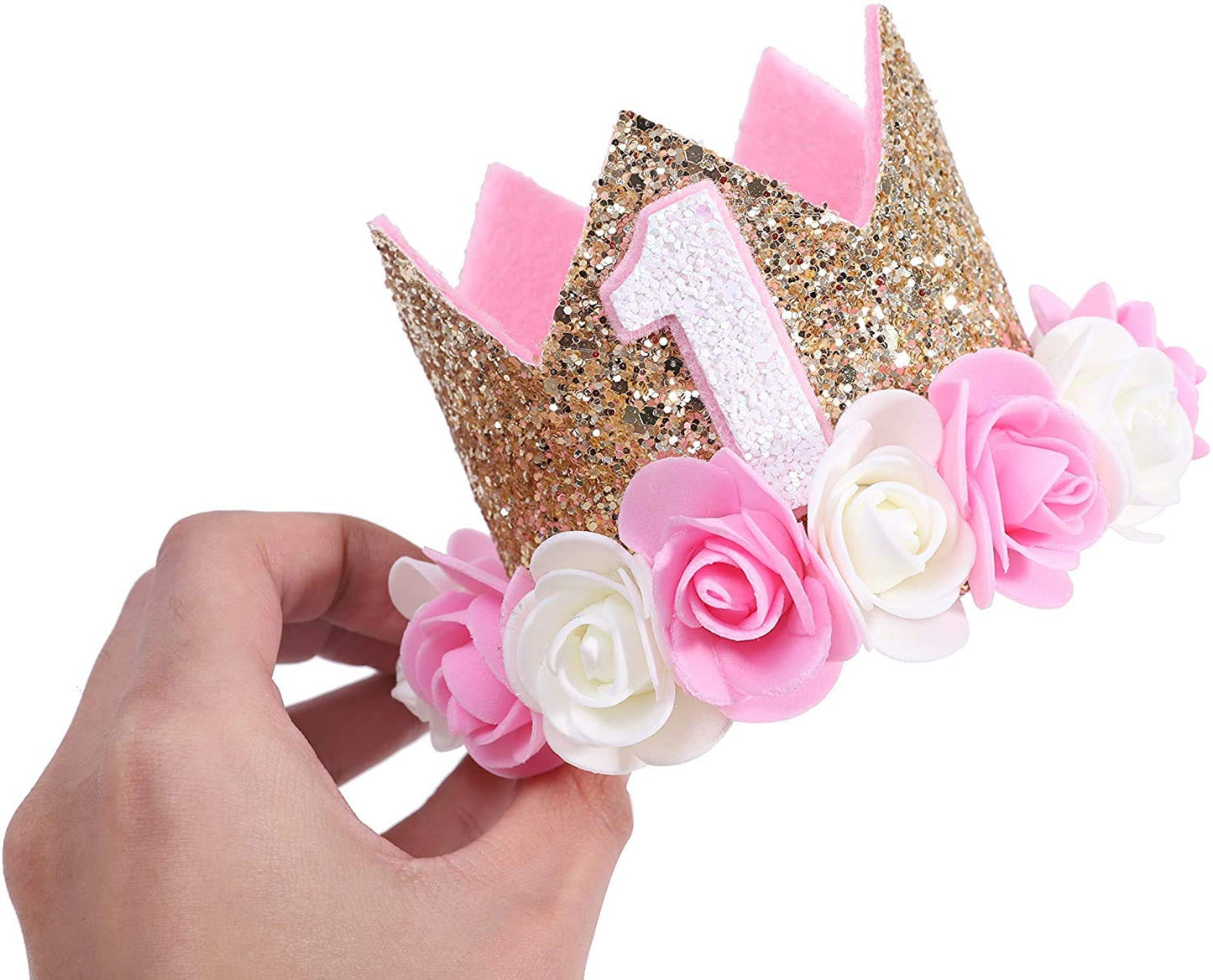 Mini Glittery Birthday Girl Party Hat