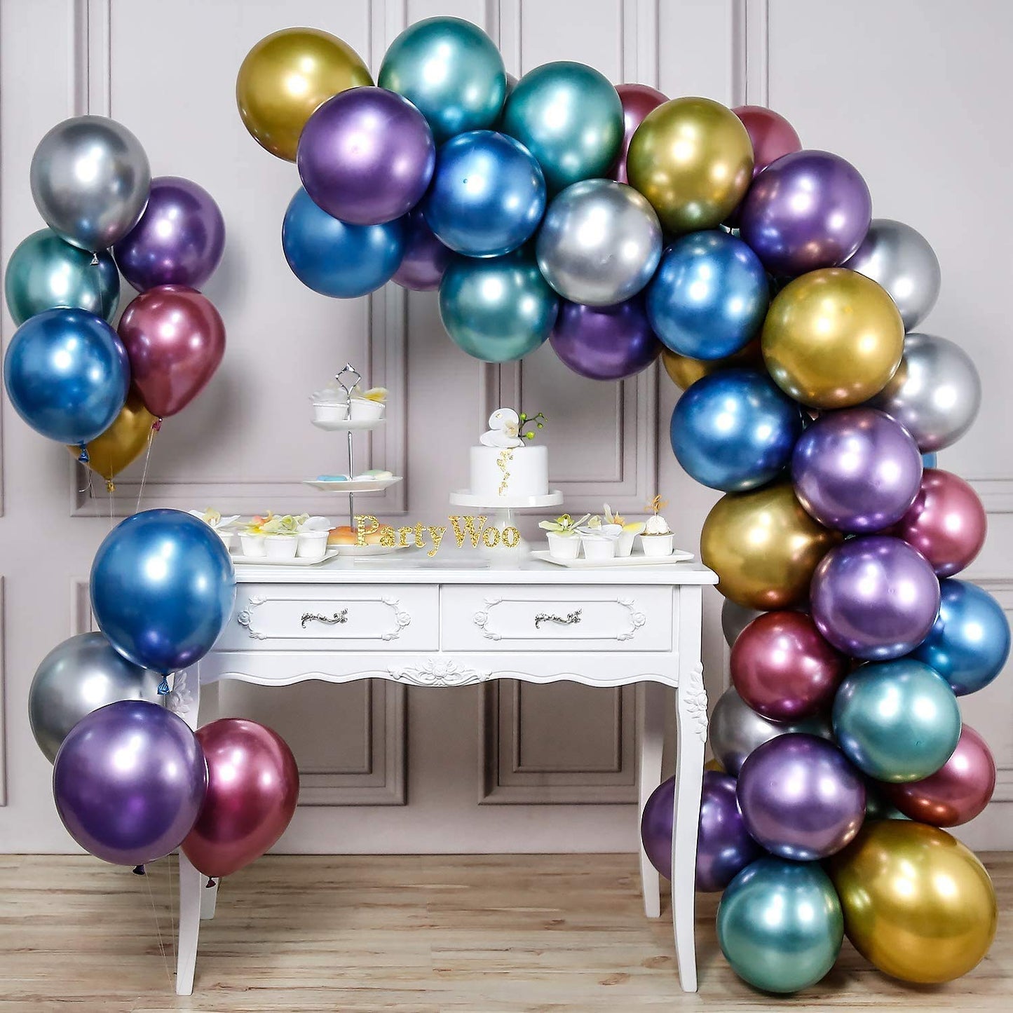 Metallic Chrome Balloons Pack of 50