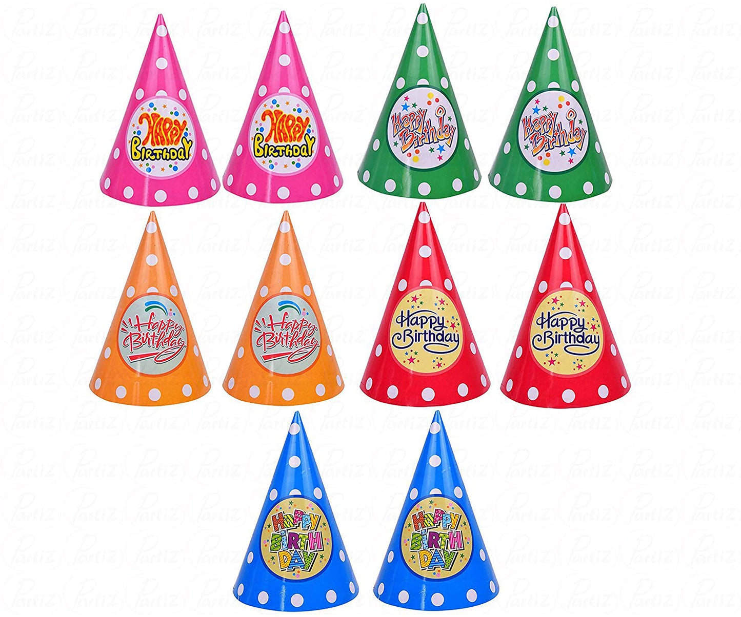 Polka Dot Happy Birthday Party Hat