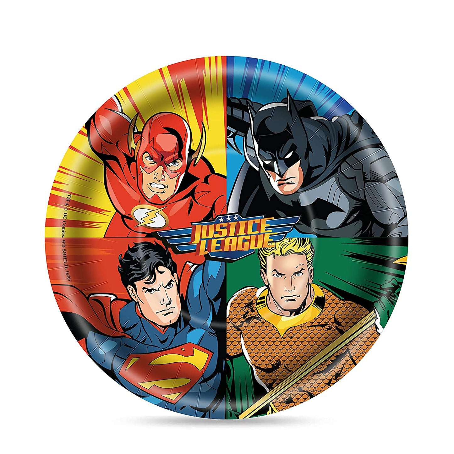 Comics Disposable Party 10 Paper Plates + 20 Paper Cup