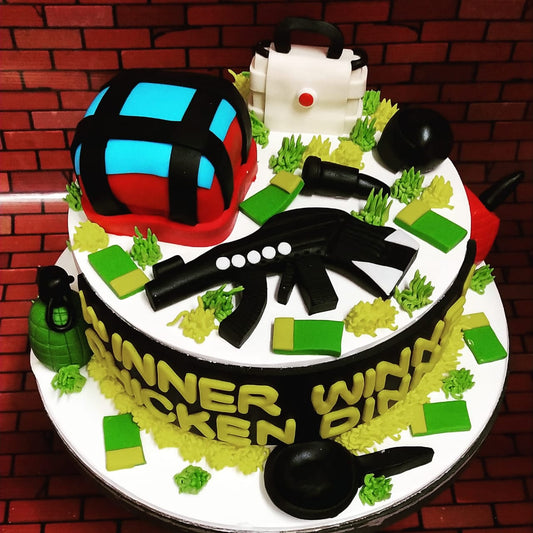 PUBG Game Cake