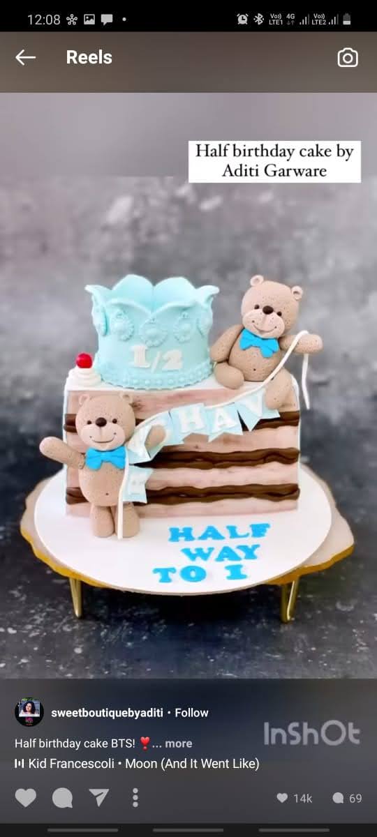 Cute Teddy Cakes