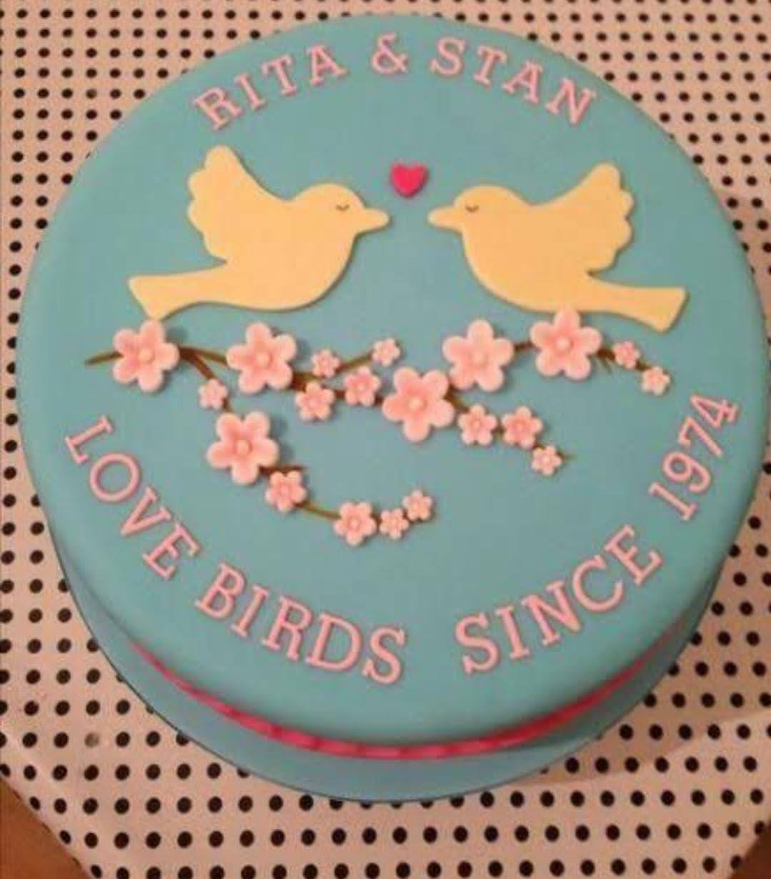 Cute Love Bird Cake