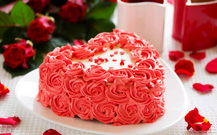 Rose Day Special Cake