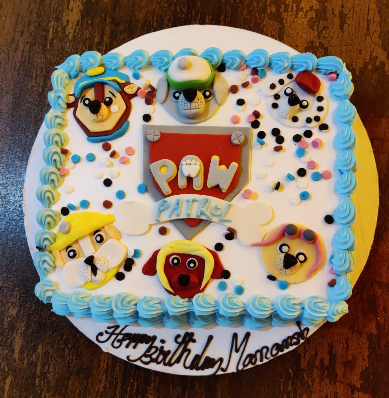 Paw Patrol Theme Cake