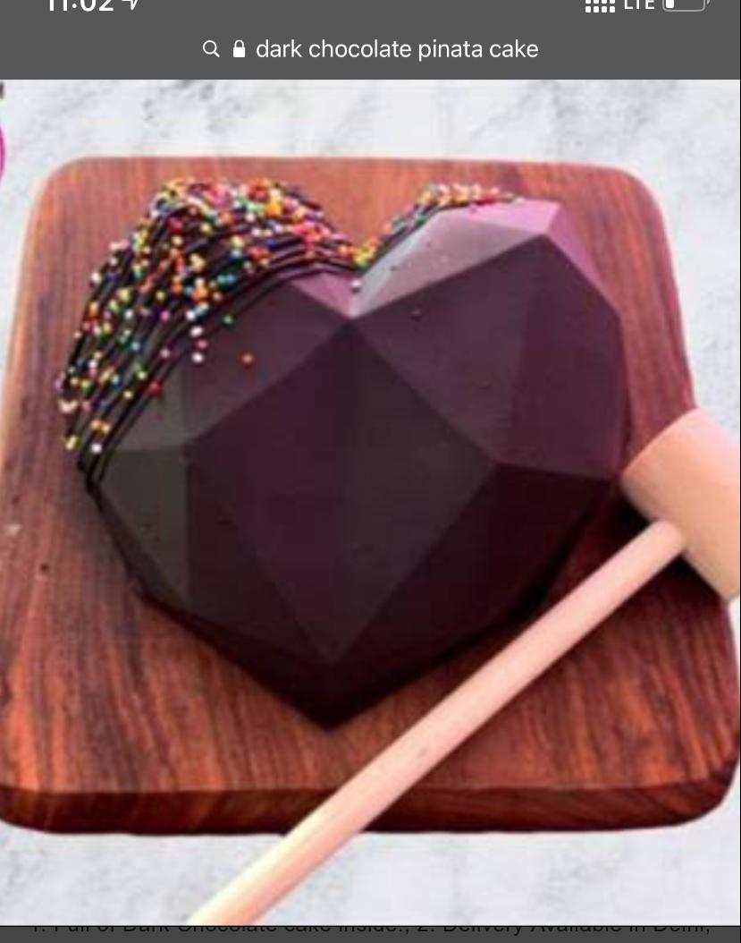 ChocoLava  Pinata Cake