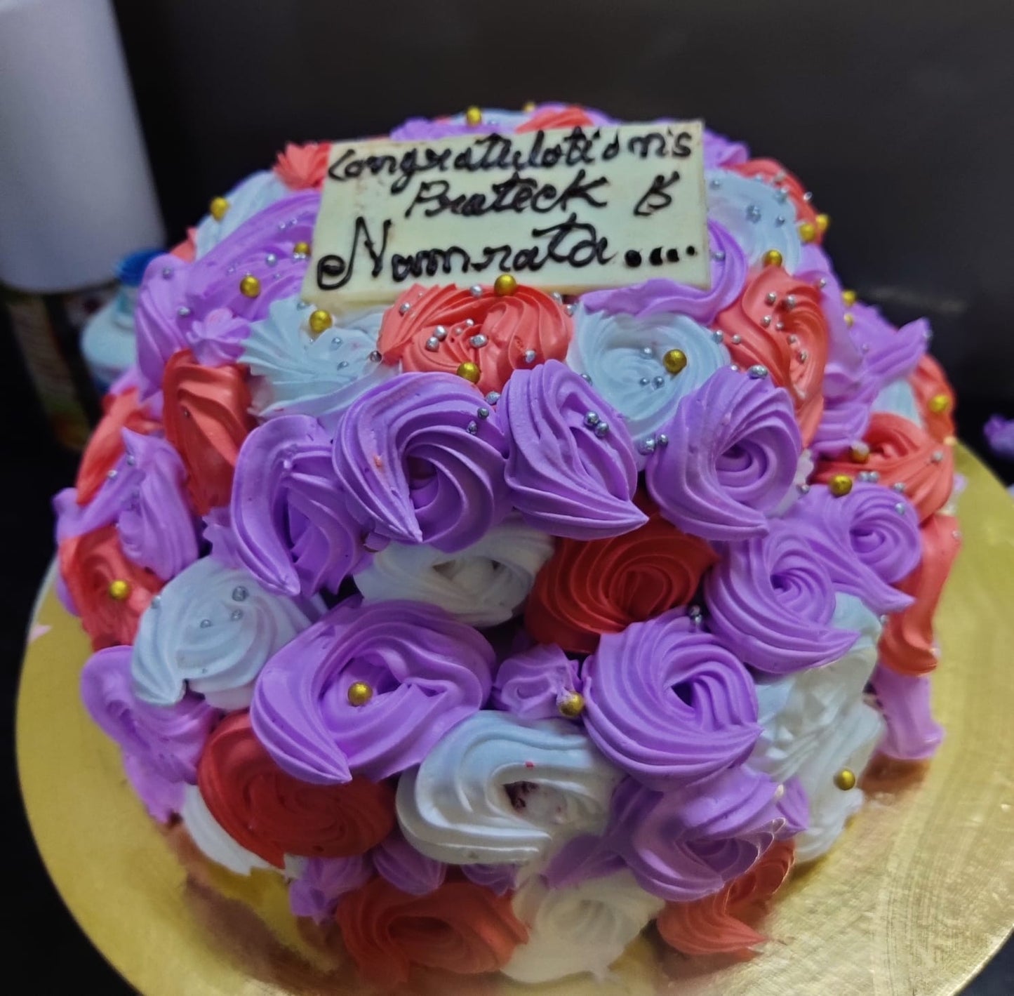 Designer Floral Cake