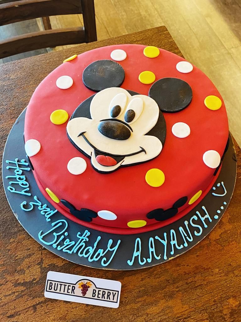 Disney Mickey Mouse Theme Cake