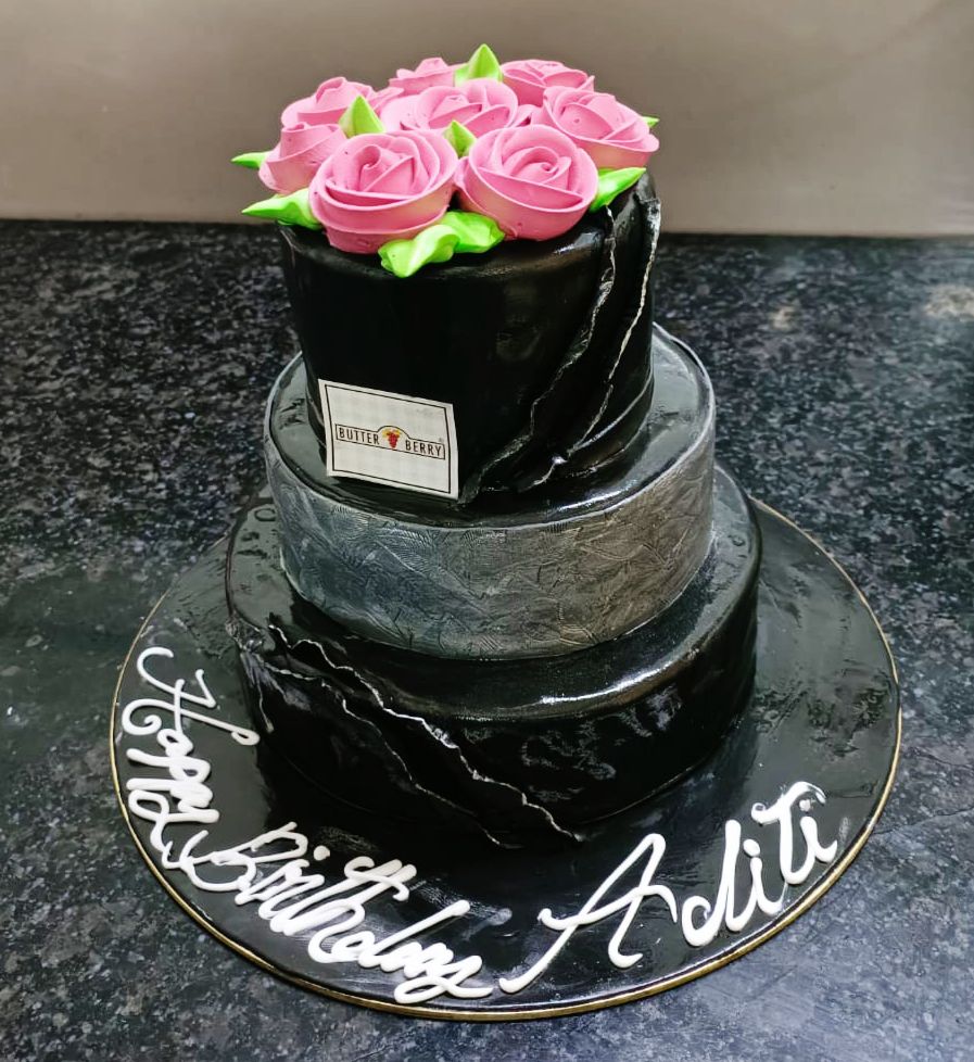 Designer Floral Cake