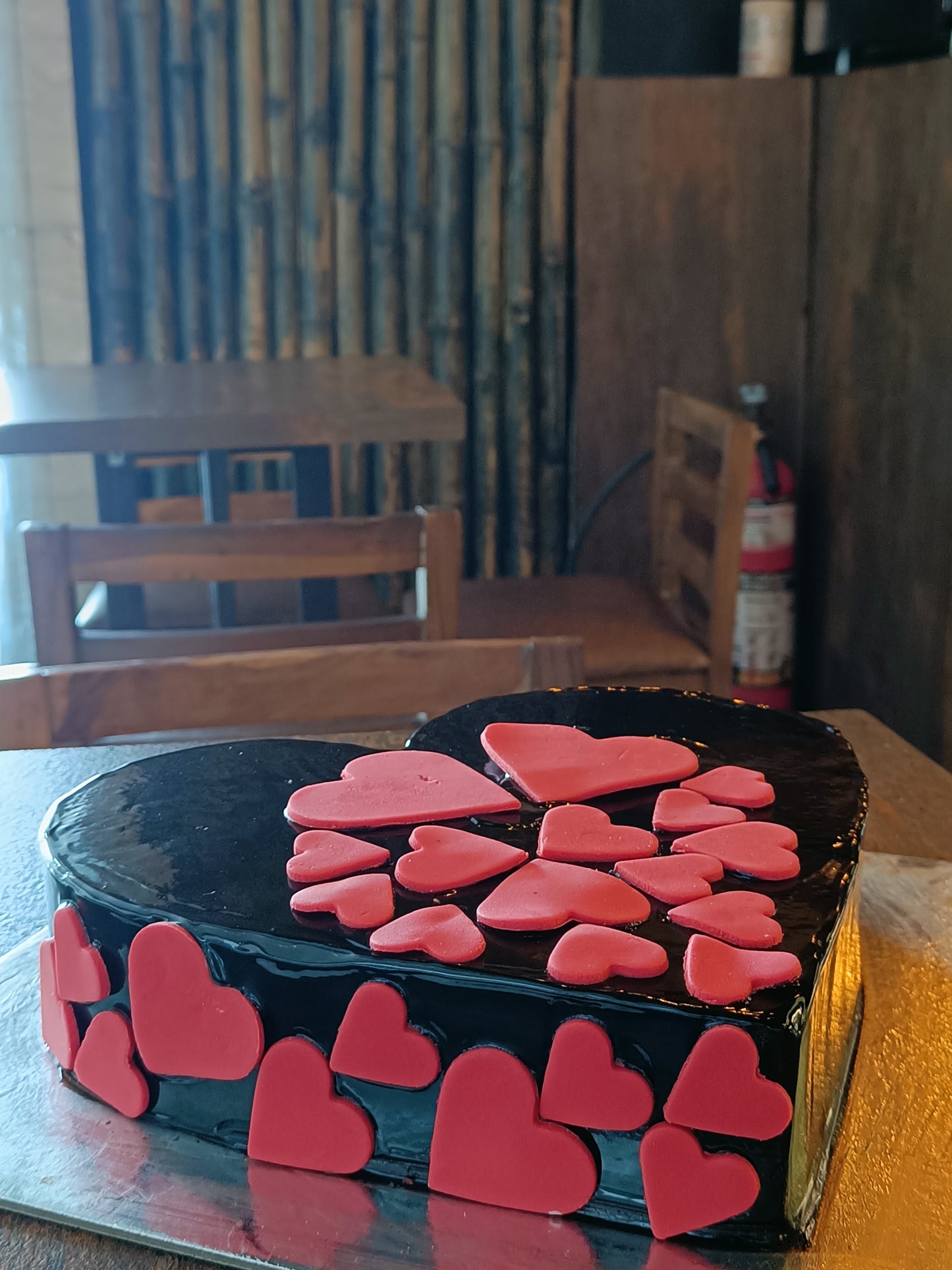 Pocket Friendly Pretty Heart Cake