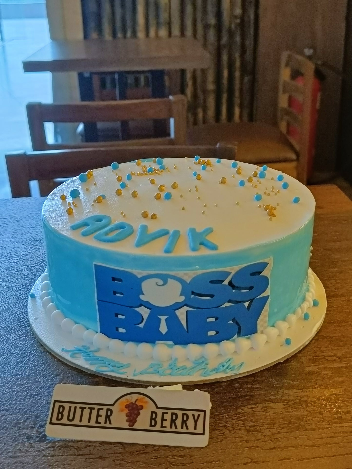 Baby Boss Theme Cake