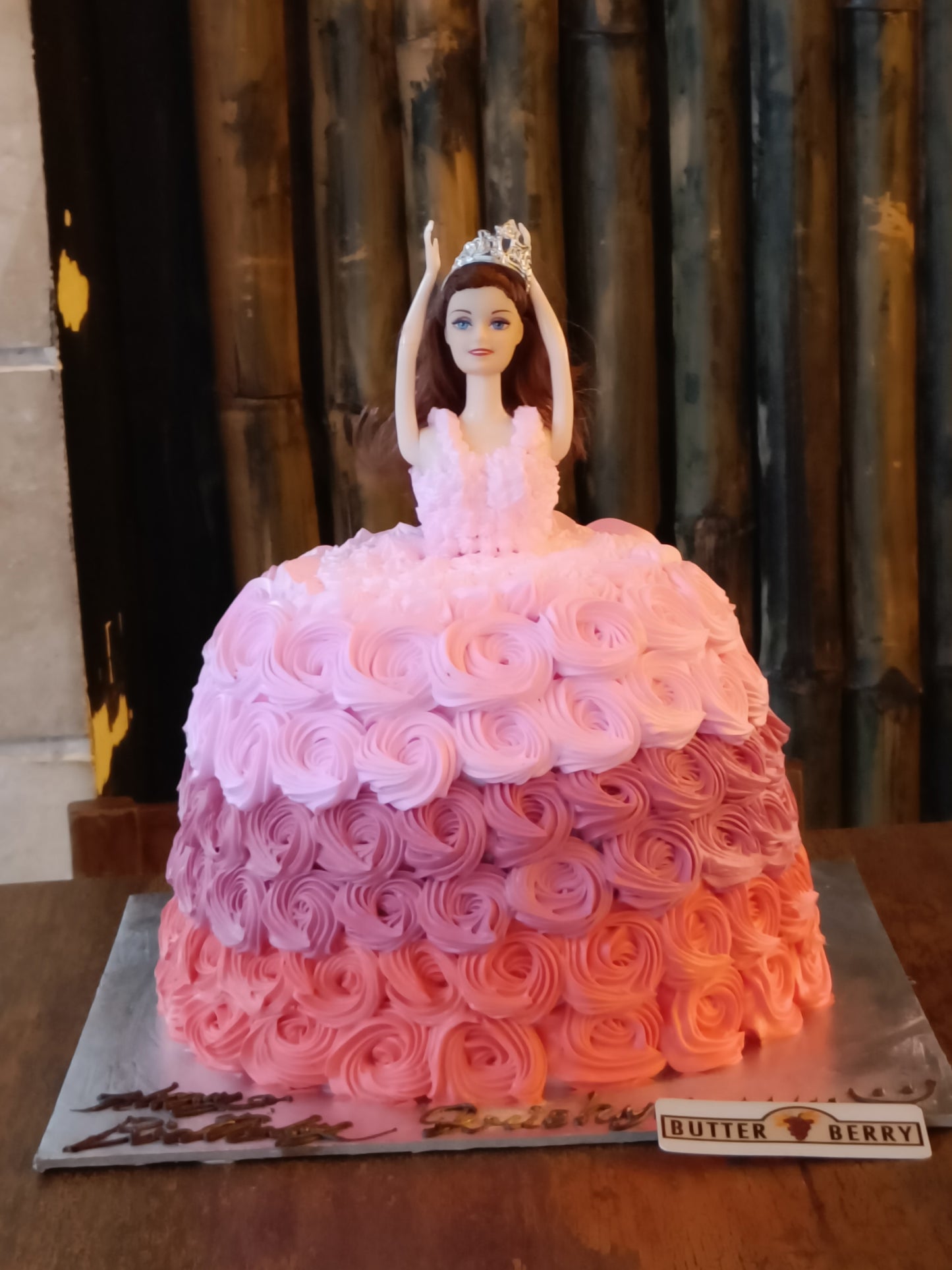 Cute Barbie Doll Cake