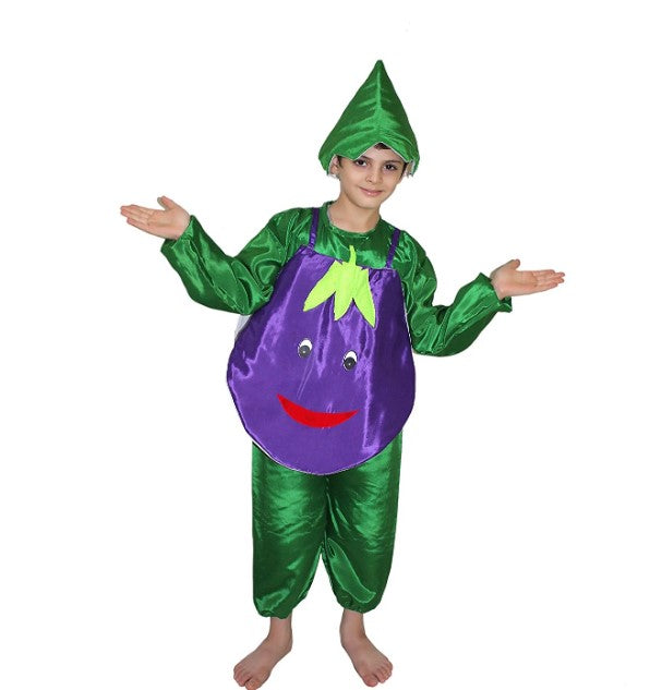 Brinjal Or Egg Plant Costume for Kids