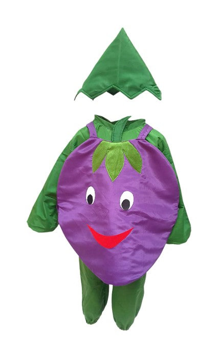 Brinjal Or Egg Plant Costume for Kids