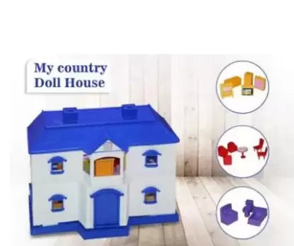 Blue Color Doll House