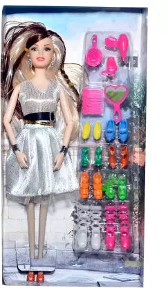 Barbie Doll With Shoes Collection