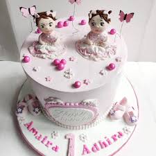 Twin Baby Special Cake