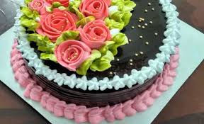 Rose Chocolate Cake