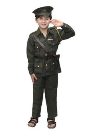 Fancy Dress Patriotic Military Dress