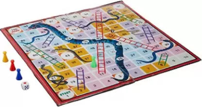 Magnetic Ludo Snakes & Ladders Board Game