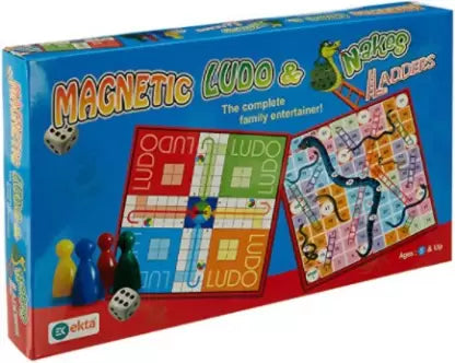 Magnetic Ludo Snakes & Ladders