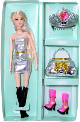 Silver Dress Barbie Doll