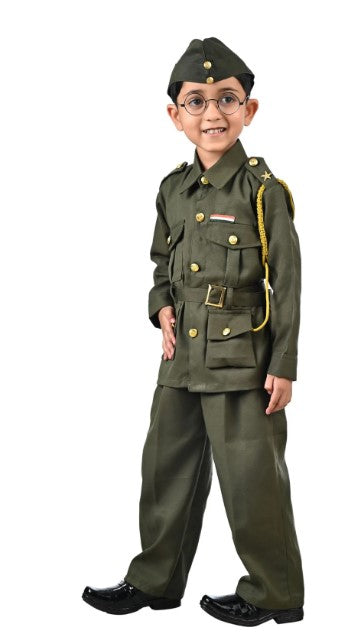 Patriotic Subash Chandra Bose Costume.